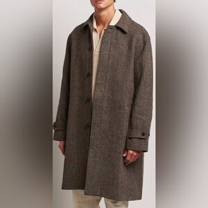 Palmes Harris Tweed Brown Coat